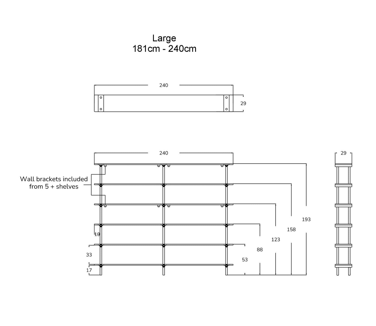 Wave Shelving System
