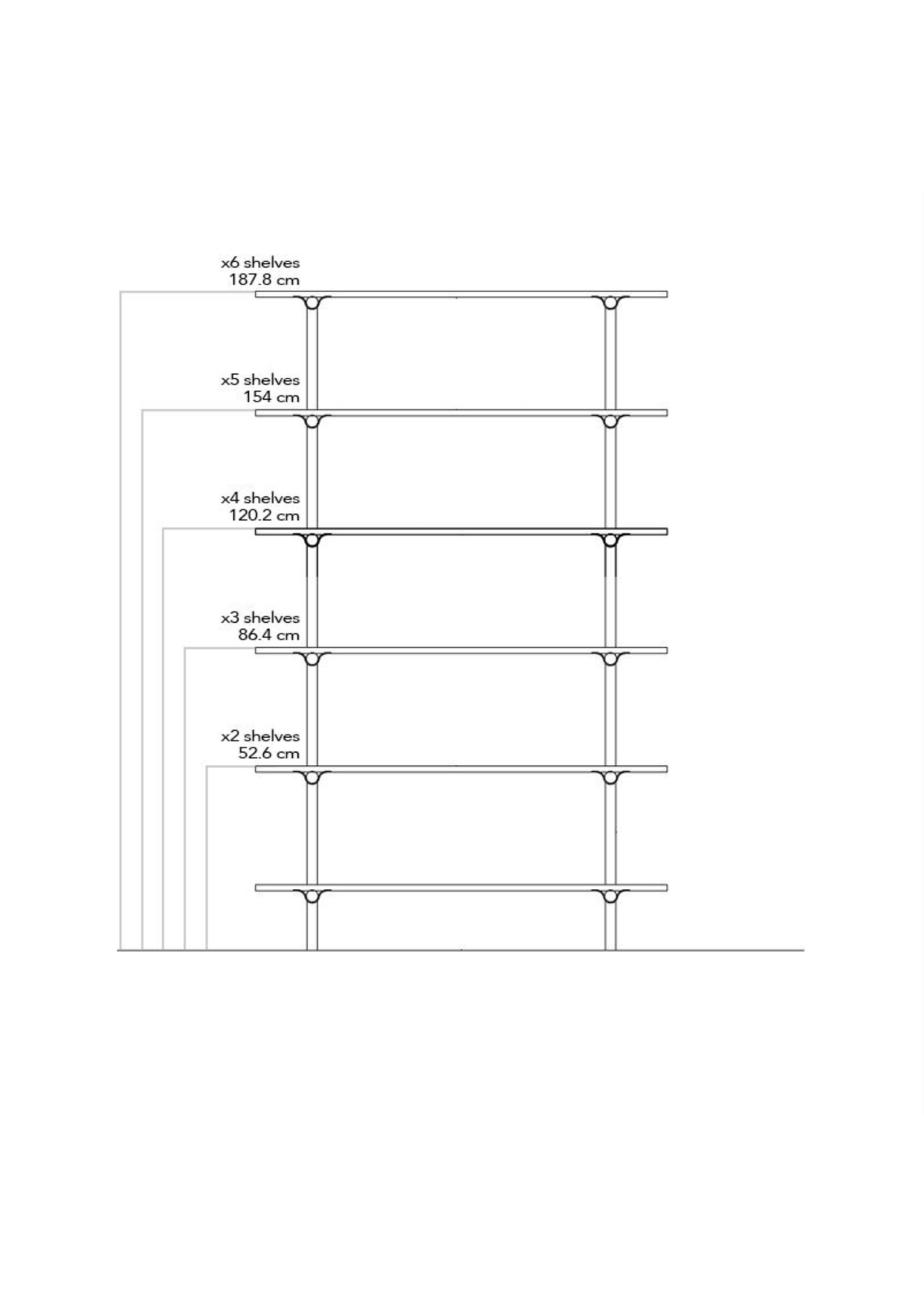 Wave Shelving System