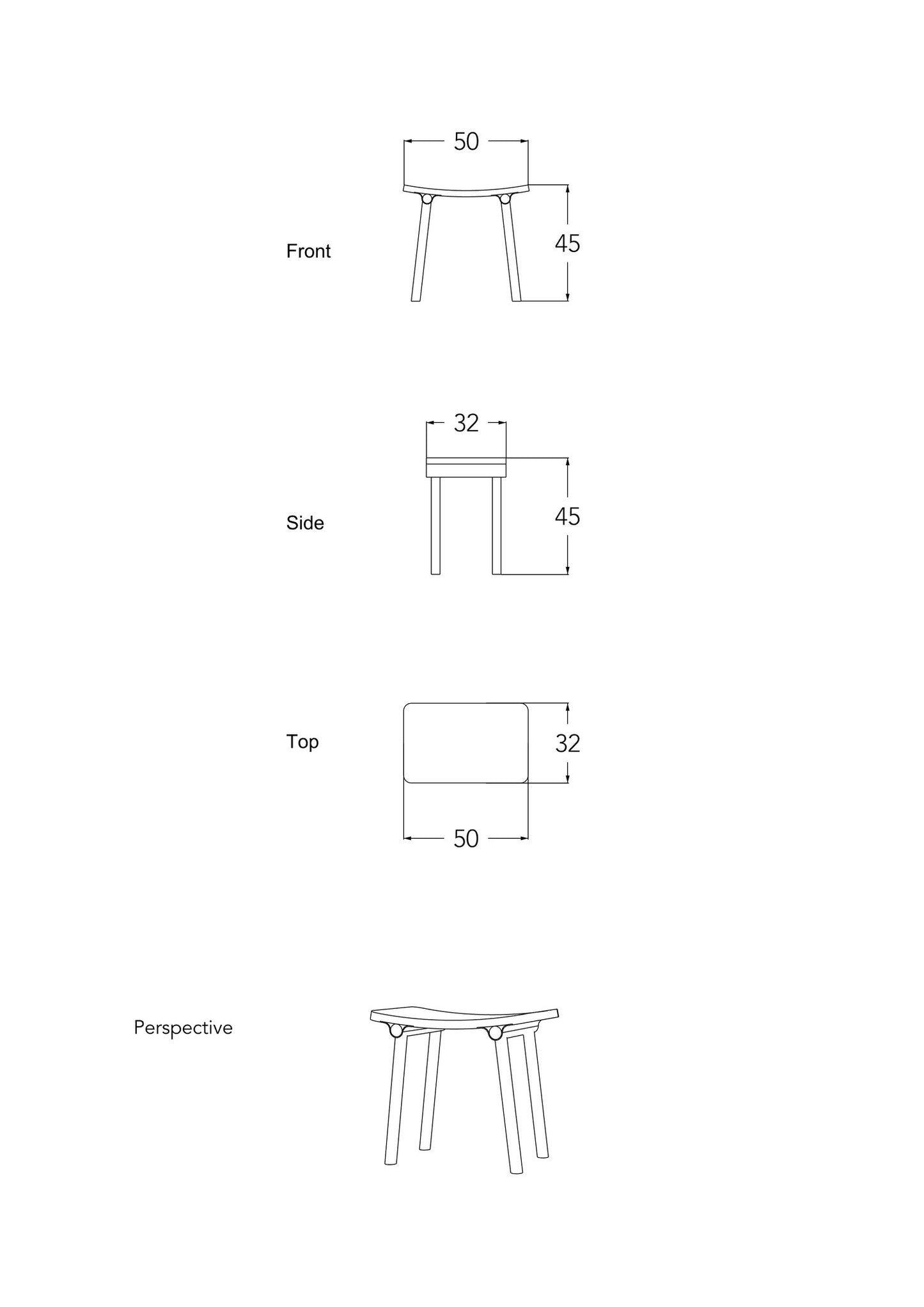 Wave Stool