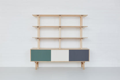 Wave Sideboard with Wave Shelving